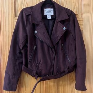American Rag Purple Suede Jacket